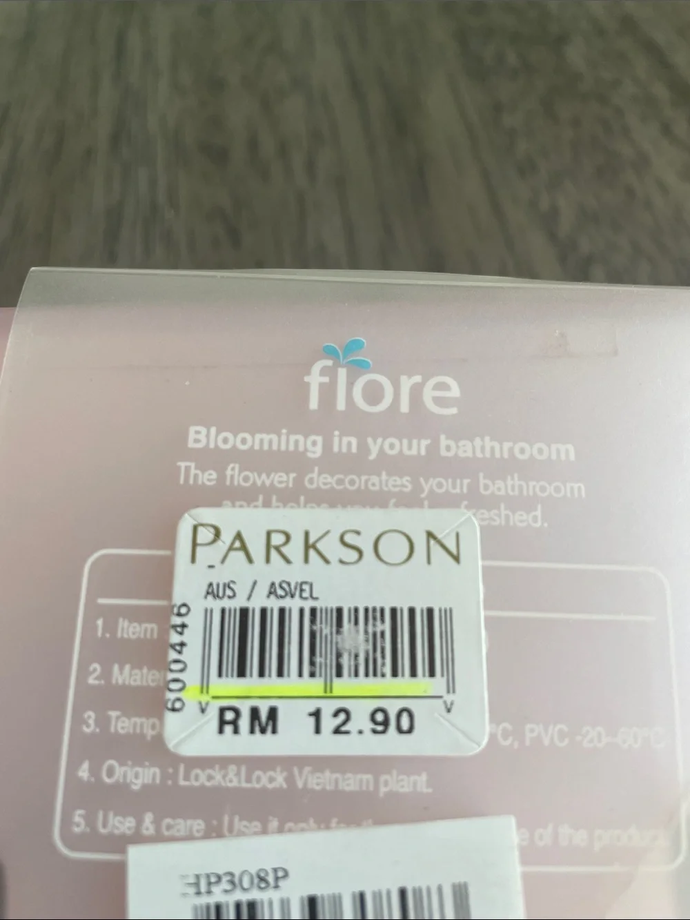 Fiore Soap Dish Hanger - Light Pink